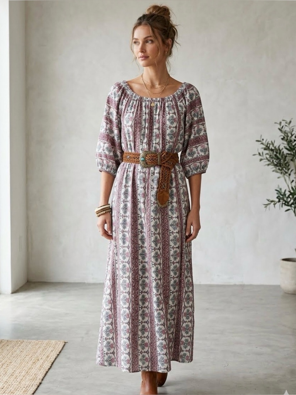 Madison Mathews Cosette Maxi Dress - OS